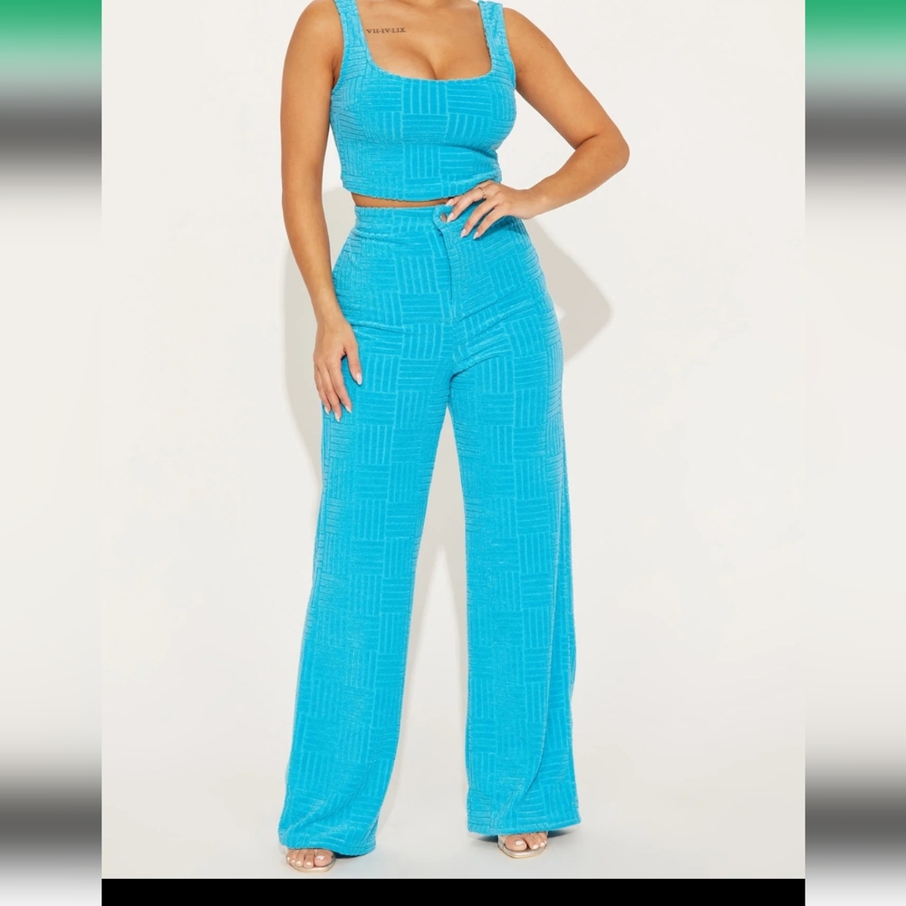 NWOT Fashion Nova Poolside Favorite Pant Set